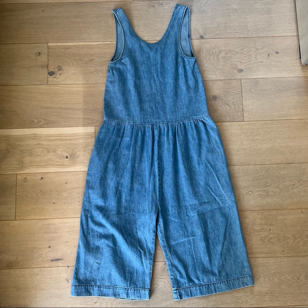 Ilana Kohn Cropped Denim Jumpsuit Size XXS (fits XS)